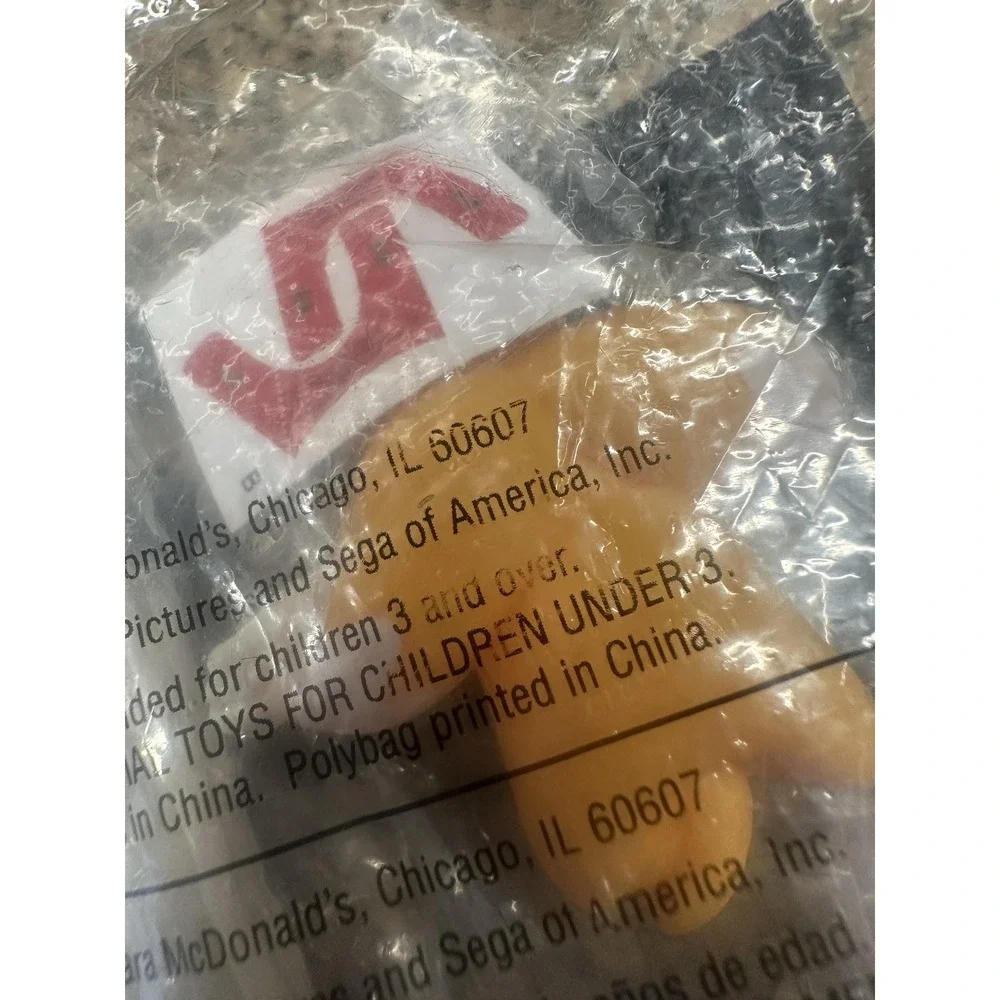 McDonald's Happy Meal Sonic 2 The Hedgehog Toy Figure #4 2022‎ New Bagged Promo